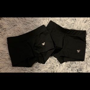 2 pairs of girls Varsity shorts
